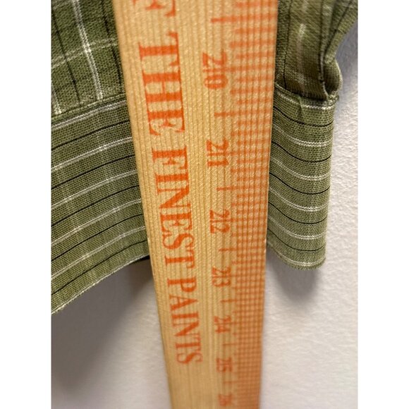 Orvis Mens Green Plaid Button-Down Shirt XL Polynosic/Polyester Made In China - Picture 6 of 9